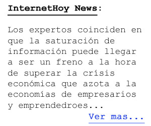 Los Expertos Coniciden en que un exceso de información prejudicará tu negocio...